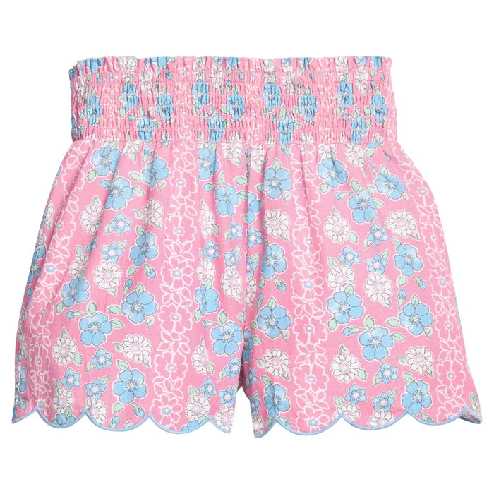 Spring Marguerite Floral Shorts Set
