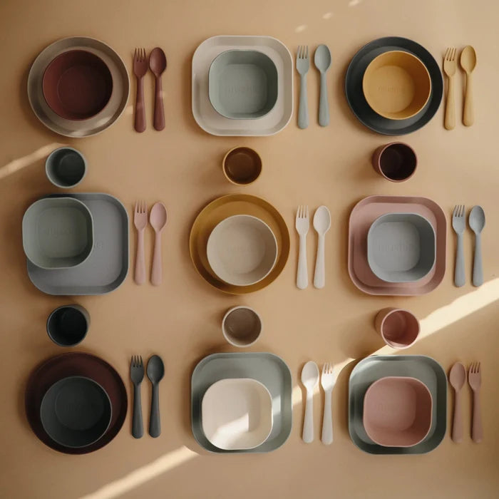 Square Dinnerware Plates - Set of 2