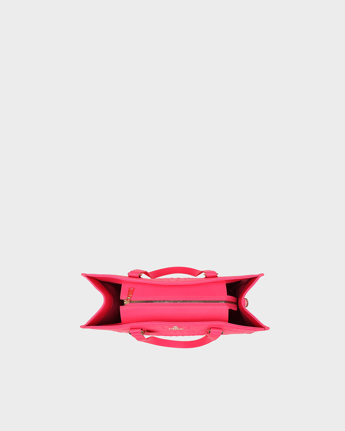Statement City Bag in Neon Pink