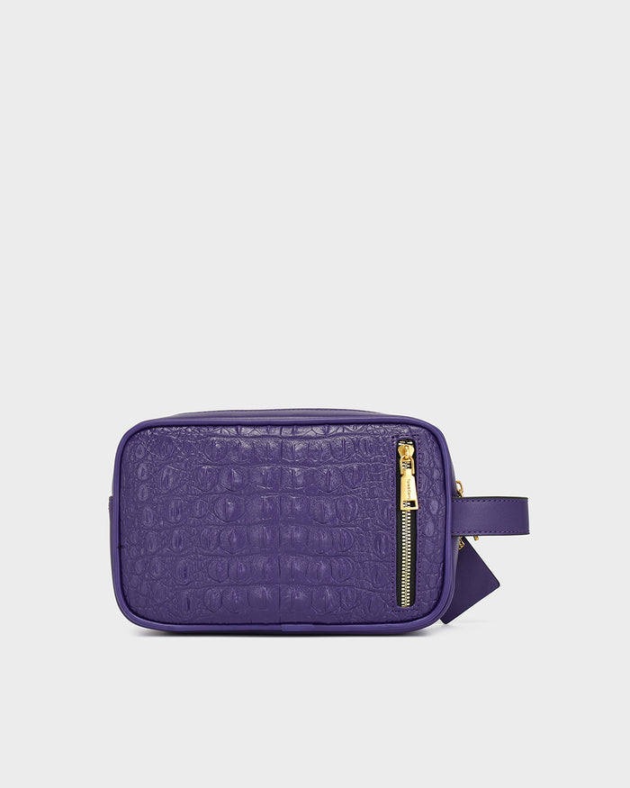 Statement Essential Toiletry Bag in Purple