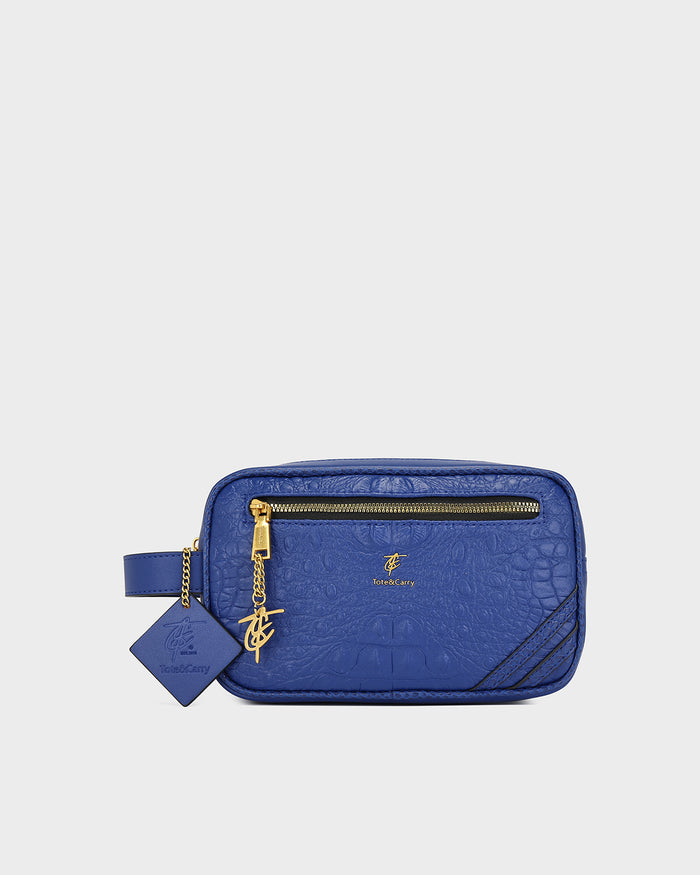 Statement Essential Toiletry Bag in Royal Blue