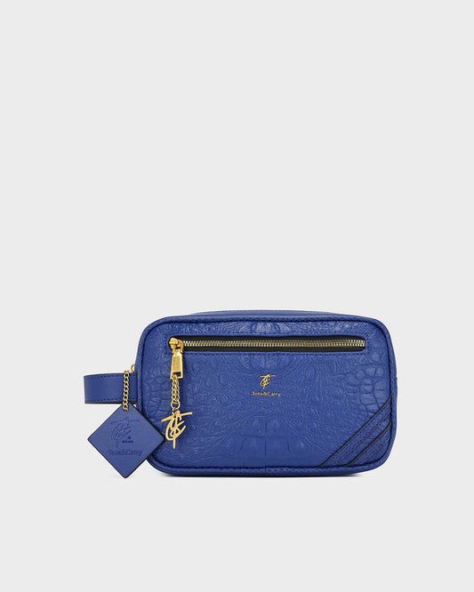Statement Essential Toiletry Bag in Royal Blue