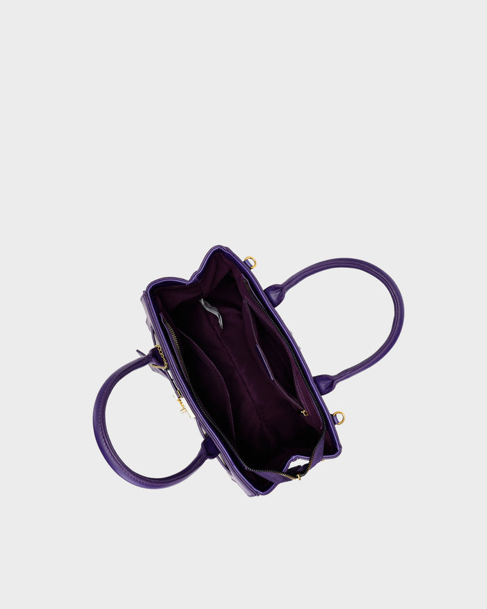 Statement Luxury Prosper Tote In Purple