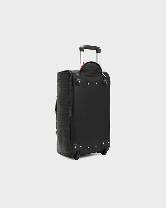 Statement Rolling Duffle Bag in Black