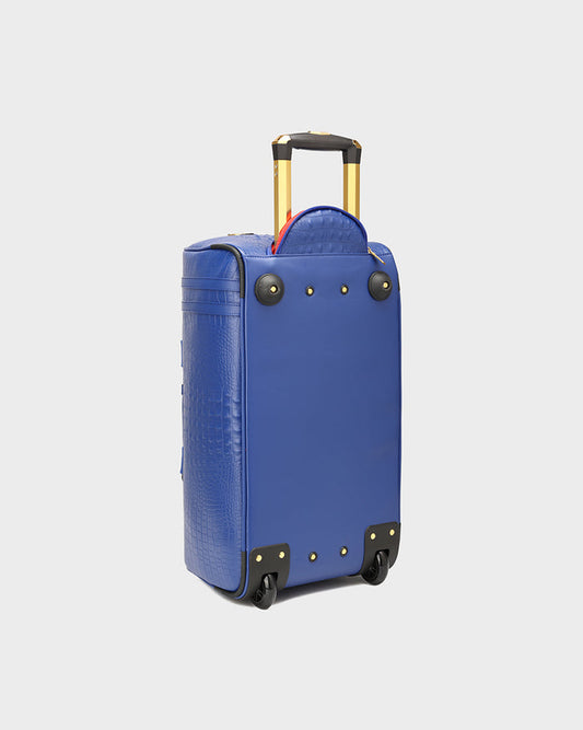 Statement Rolling Duffle Bag in Royal Blue