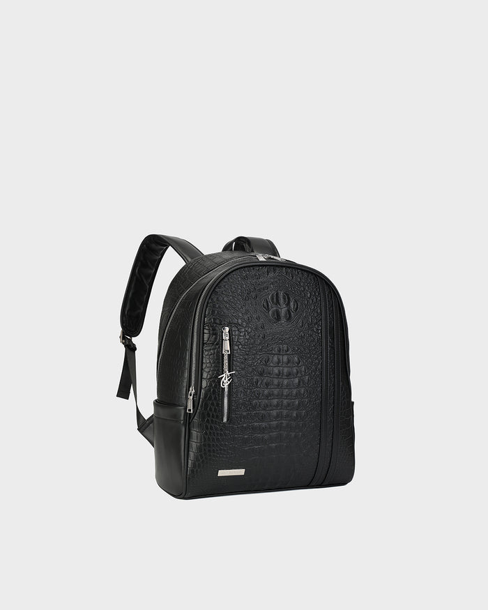Statement Traveler Rolling Duffle Set in Black