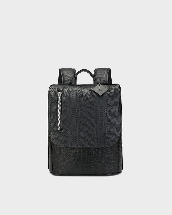 Statement Weekender Backpack in Black