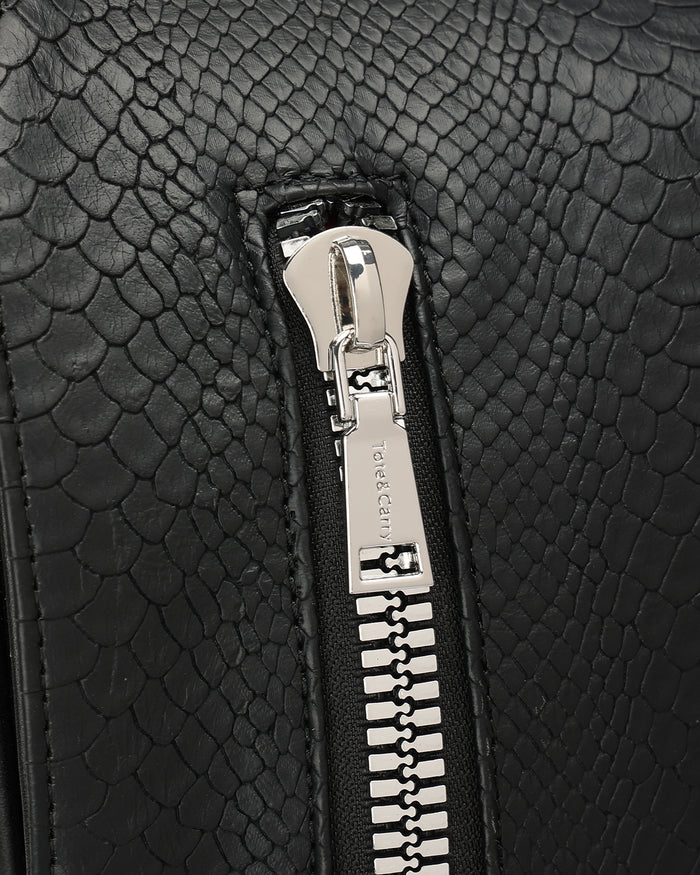Statement Weekender Backpack in Black