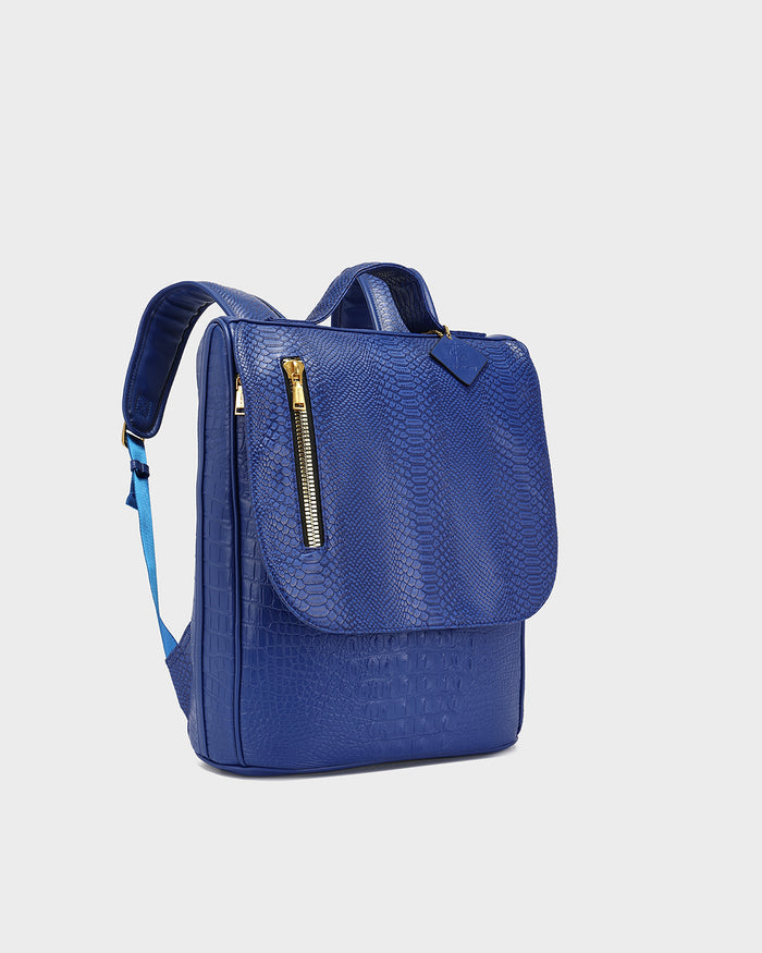 Statement Weekender Backpack in Royal Blue