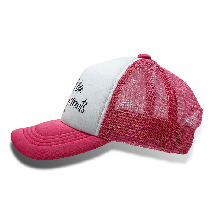 "Still Live With My Parents" Pink Trucker Hat