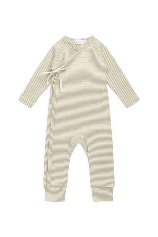 Striped Kimono Playsuit