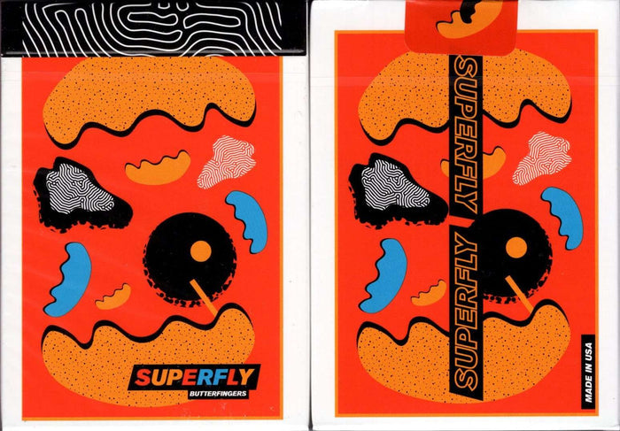 PlayingCardDecks.com-Superfly Butterfingers Red Playing Cards USPCC