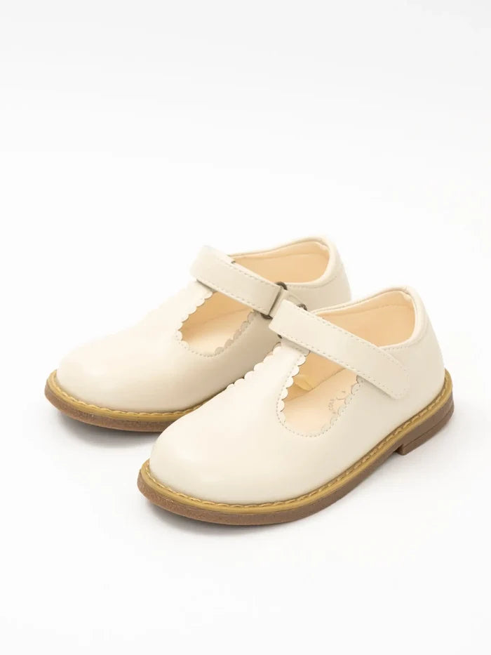 T-Strap Mary Jane Hard Sole Shoes - Cloud