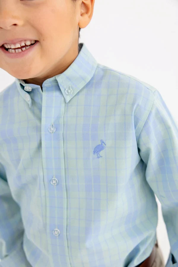 TBBC Deans List Dress Shirt Audubon Park Plaid