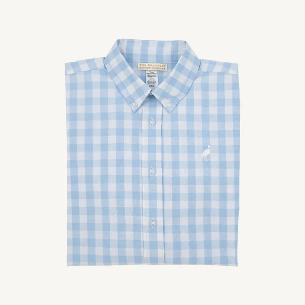 TBBC Dean's List Dress Shirt Barrington Blue Check
