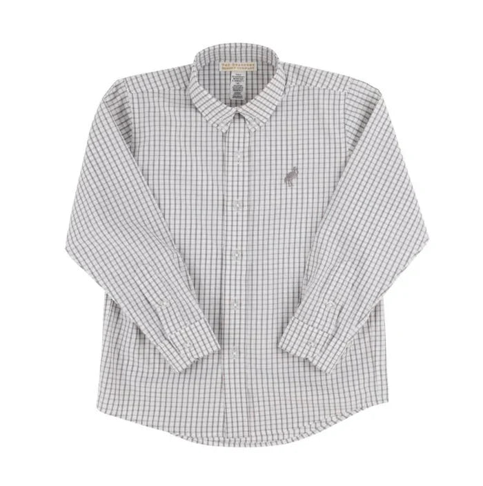 TBBC Dean's List Dress Shirt Grantley Gray Windowpane