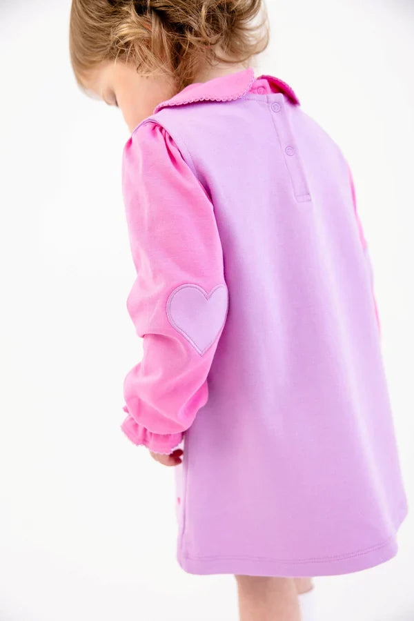 TBBC Emma's Elbow Patch Top - Winter Park Pink