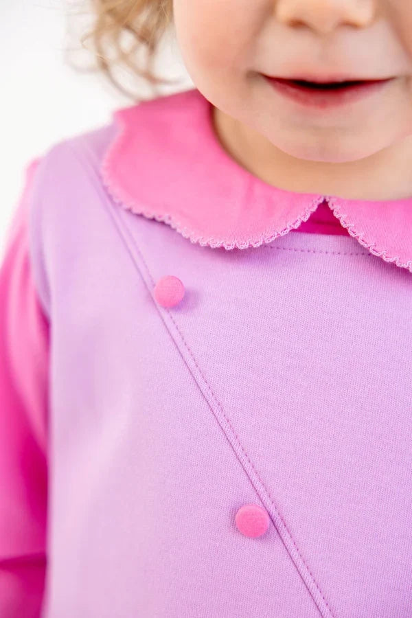 TBBC Emma's Elbow Patch Top - Winter Park Pink