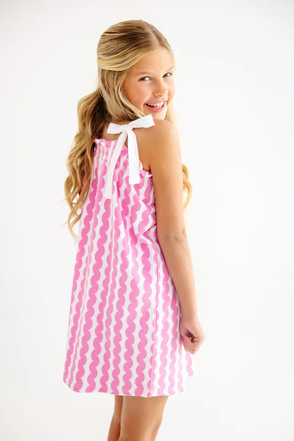 TBBC Laineys Little Dress - Tribeca Trims/Worth Ave White