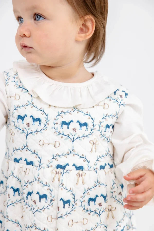 TBBC Long Sleeve Ramona Ruffle Shirt Palmetto Pearl