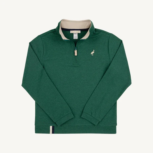 TBBC Prepletic Hayword Half Zip Grier Green