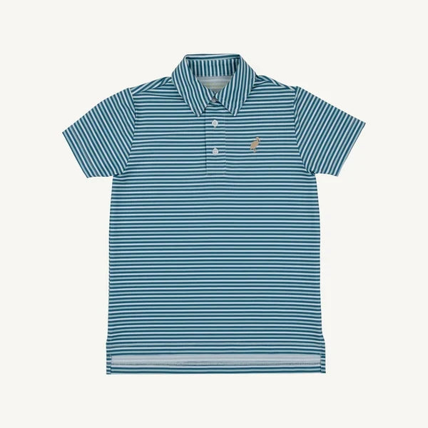 TBBC Prepletic Prim and Proper Polo Sumner County Stripe