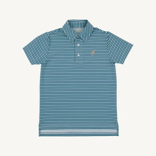 TBBC Prepletic Prim and Proper Polo Sumner County Stripe