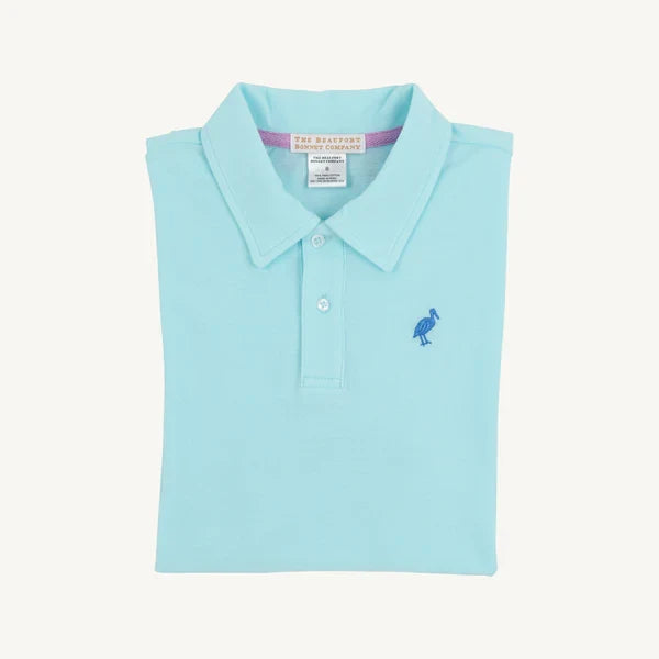 TBBC Prim and Proper Polo Edisto Egg Blue