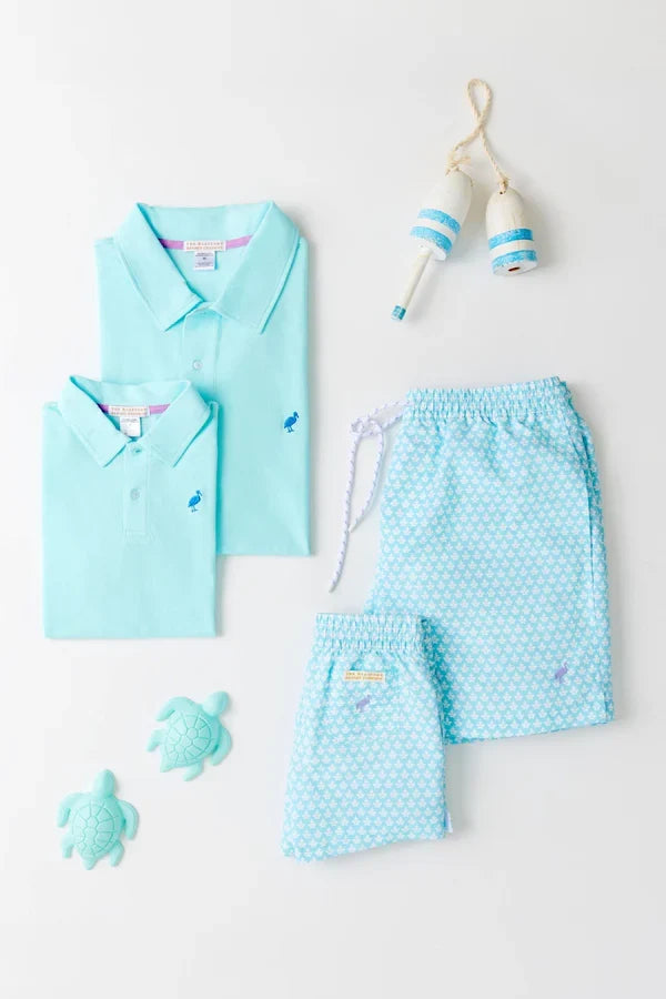 TBBC Prim and Proper Polo Edisto Egg Blue