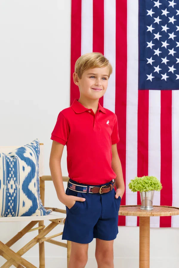 TBBC Prim and Proper Polo-Richmond Red
