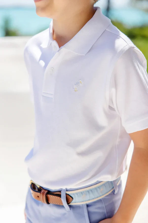TBBC Prim and Proper Polo Worth Avenue White