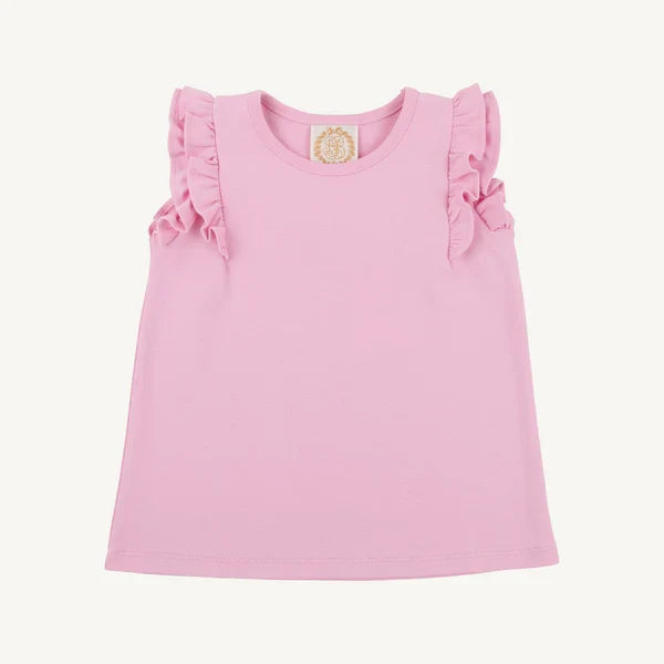 TBBC Ruehling Ruffle Top Pier Party Pink
