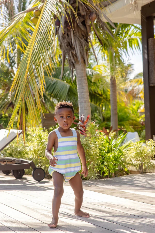 TBBC Stillman Sunsuit Samford Stripe