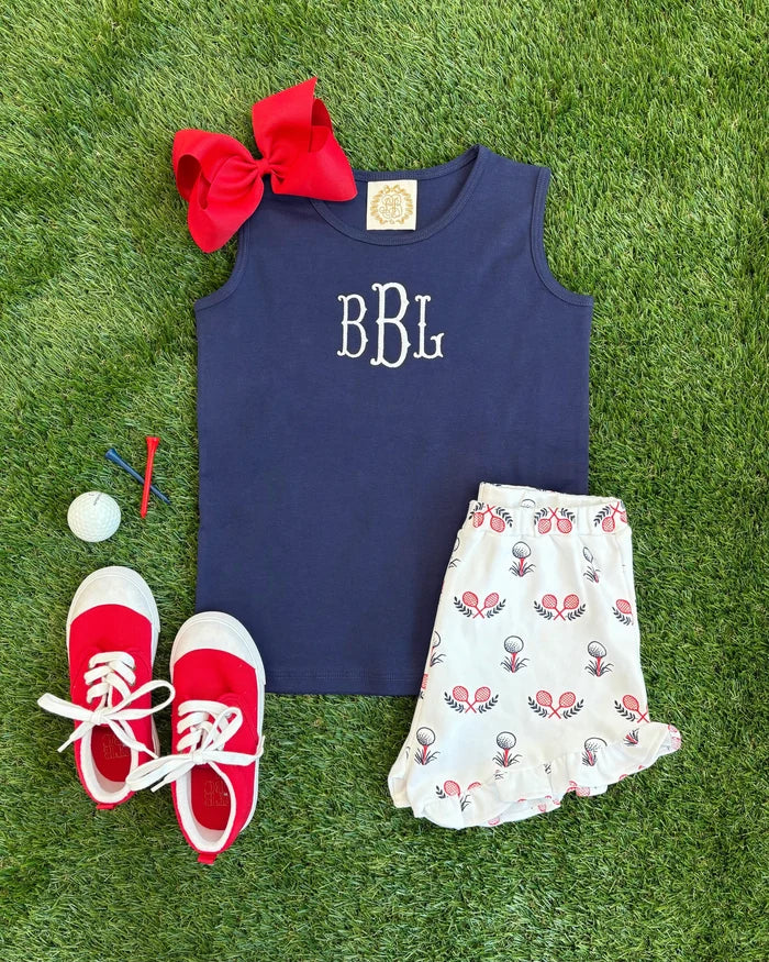 TBBC Tay Tay Tank Nantucket Navy