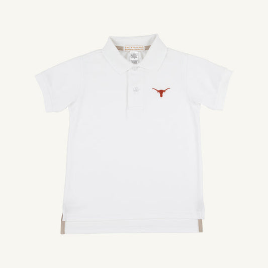 TBBC Texas White Prim and Proper Polo