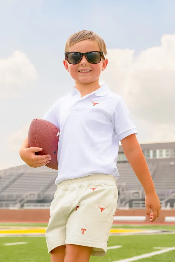 TBBC Texas White Prim and Proper Polo