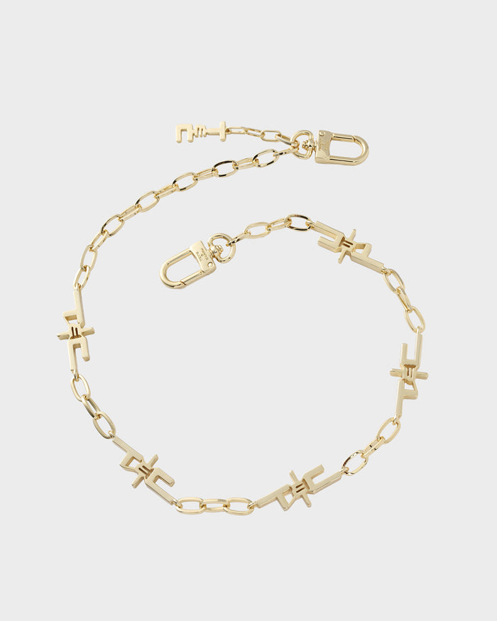 T&C Necklace in Gold