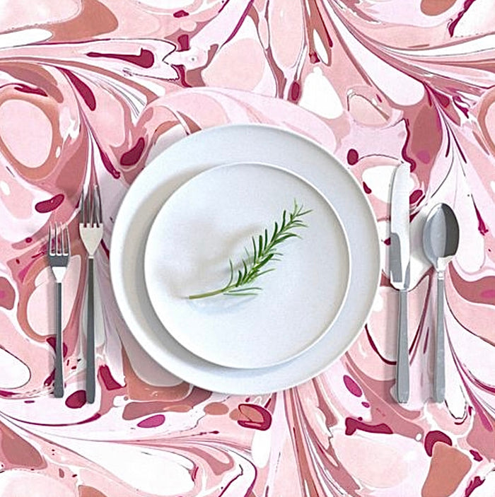 Terra Rosa Rectangular Tablecloth MADE TO ORDER