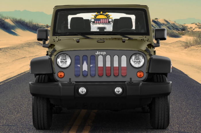 Texas State Flag Inserts & Vent Decals Bundle