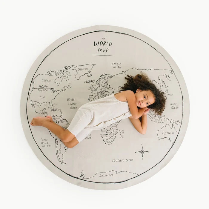 The GATHRE Map Tapestry Play Mat
