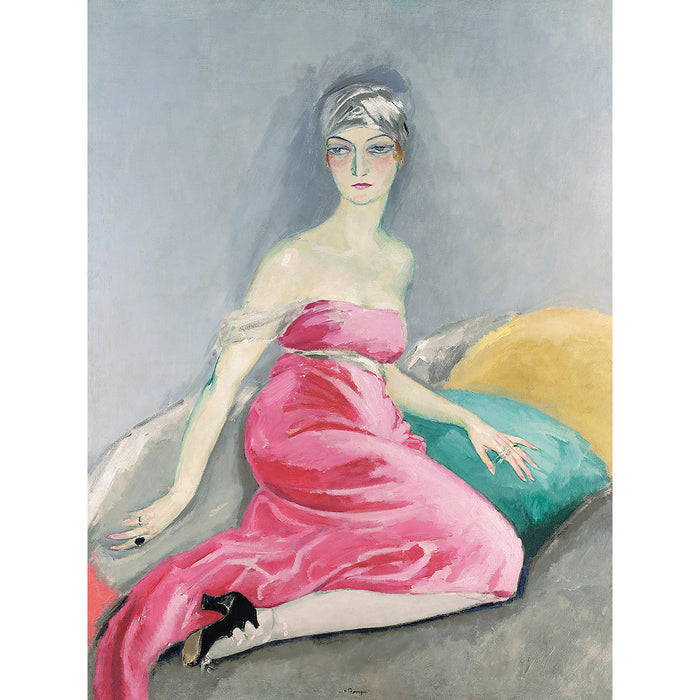 The Pink Dress, Ève Francis (1919), Reproduction