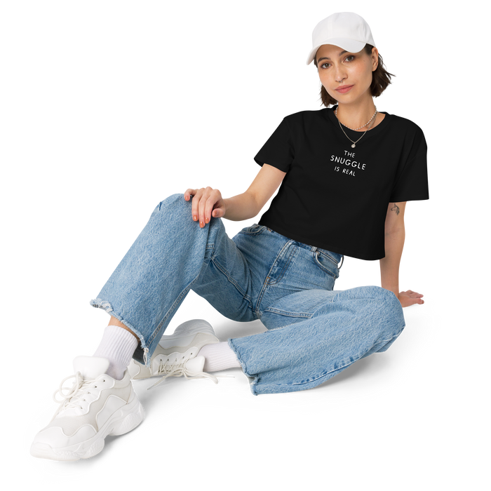 THE SNUGGLE IS REAL - CROP TOP