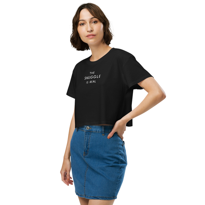 THE SNUGGLE IS REAL - CROP TOP