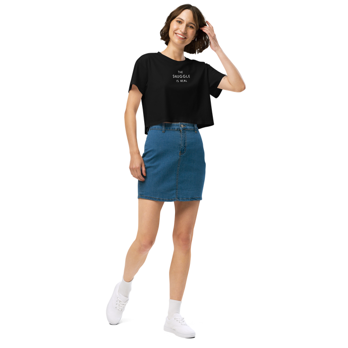 THE SNUGGLE IS REAL - CROP TOP