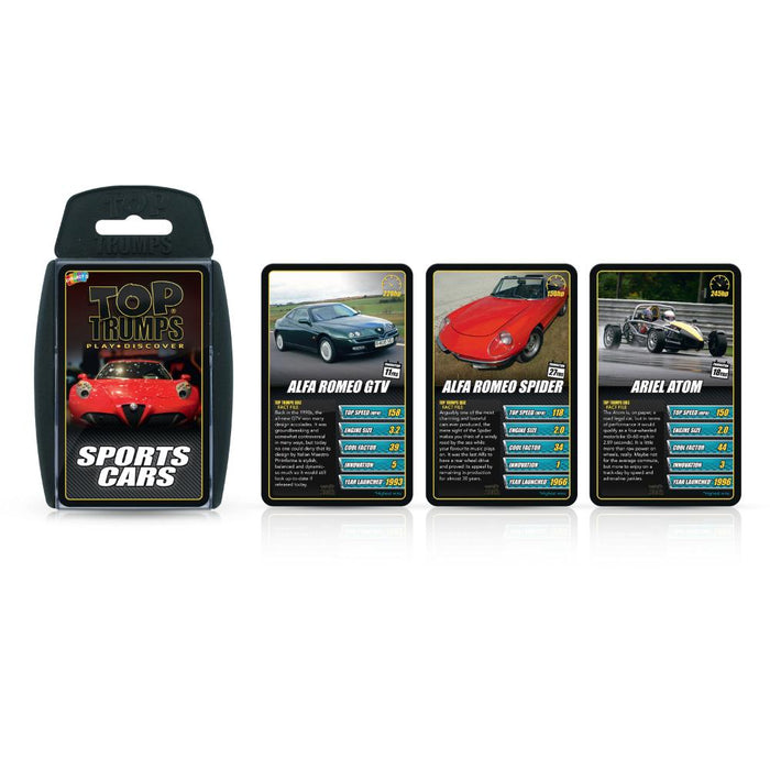 Top Trumps Card Game Sports Cars Edition with Speed, Engine & Racing Facts
