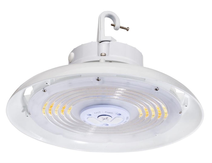 LED High Bay Topaz HBC-150W-PCTS-WH 100-150W LED UFO High Bay Power & CCT Selectable – White Topaz