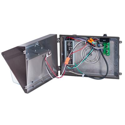 LED Wall Pack Topaz WP/120W/PCTS/BZ/PC 120W Traditional Wall Pack 80/100/120 Watt & CCT Selectable Topaz