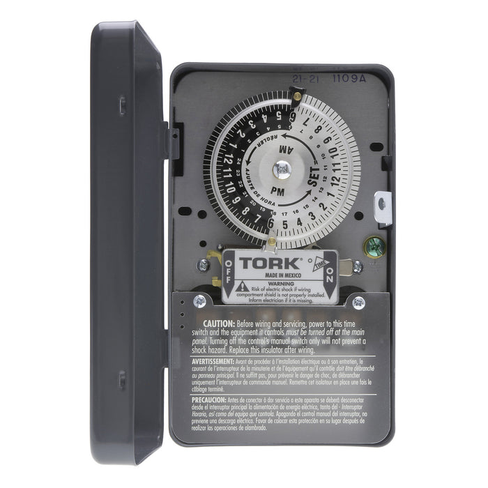 Time Switch Tork 1109A 24 Hour Time Switch 120-277V SPST Indoor Tork