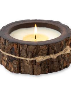 Tree Bark Pot Candle
