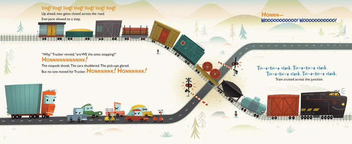 Trucker and Train Board Book : Hannah Stark